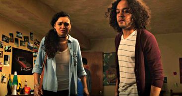 CREEPSHOW / The Man in the Suitcase: Ian Gregg as Alex and Madison Bailey as Carla. February 2019.