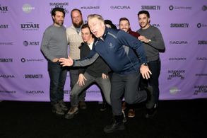 Alec Baldwin, Danny Madden, Matt Miller, Tara Ansley, Benjamin Wiessner, Casey Bader, and Eli Raskin at an event for Bea