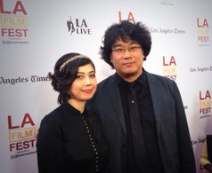 with Dir. Joon-ho Bong at LAFF