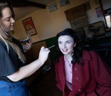 Ailish Symons on set of “Everything Is Out To Get Me” directed by Dustin Curtis Murphy