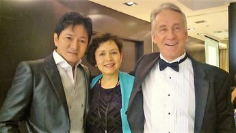 Marisol Carrere with Producer John Church Celebrating with award wining actor/producer Jacky Woo and his film 