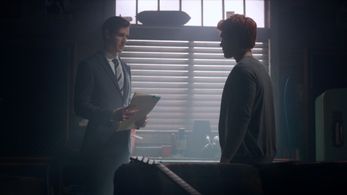 John Behlmann and K.J. Apa in Riverdale (2017)