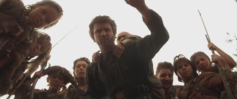 Mel Gibson, Helen Buday, Robert Grubb, and Angelo Rossitto in Mad Max Beyond Thunderdome (1985)