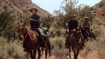 Jack Nicholson, Tom Filer, and Cameron Mitchell in Ride in the Whirlwind (1966)