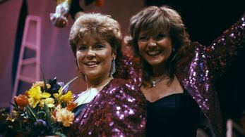 Elisabeth Andreassen and Hanne Krogh in The Eurovision Song Contest (1985)