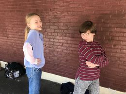 Actress Blake Baumgartner and Actor Dane West