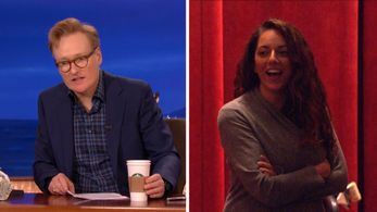 Conan O'Brien and Sona Movsesian in Conan (2010)