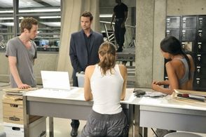 Shane West, Lyndsy Fonseca, Ashton Holmes, and Tiffany Hines in Nikita (2010)