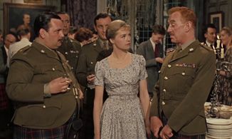 Alec Guinness, Gerald Harper, Dennis Price, Paul Whitsun-Jones, and Susannah York in Tunes of Glory (1960)
