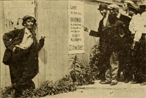 Augustus Carney and Victor Potel in A Dog on Business (1910)