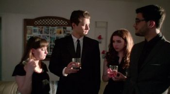 Parker Harris, Jamie Baer, Matthew Solomon, and Isabella Hicks in That Summer (2016)