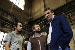 Martin Huba, Pavel Liska, and Bohdan Sláma in Something Like Happiness (2005)