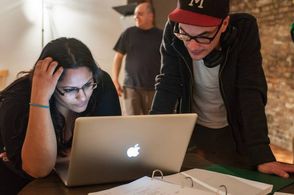 On the set of Single Long (2013)