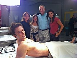 Still of Sasha Alexander, Bill O'Reilly, Angie Harmon, and Michael Antosy in Rizzoli & Isles and The Beast in Me.