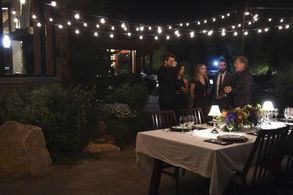 Don Johnson, Scott Michael Foster, Chace Crawford, India de Beaufort, and Rebecca Rittenhouse in Blood & Oil (2015)