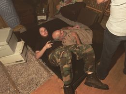 Stunt work on set of Arkansas.