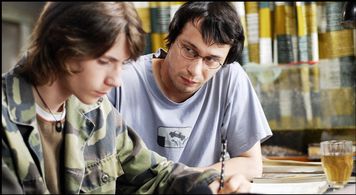 Pavel Liska and Ladislav Sedivý in The Country Teacher (2008)