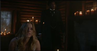 Tony Todd and Elizabeth Lail in Dead of Summer (2016)