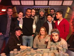 Cast/Crew of MECH-X4 (Ep 215 - Versus Sabotage) w Director Adam Stein