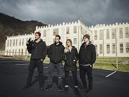 Dakota Laden, Tanner Wiseman, Chelsea Laden, and Alex Schroeder in Destination Fear (2019)