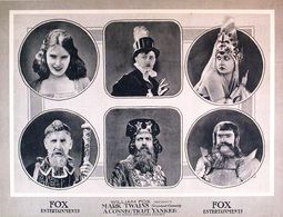 Charles Clary, William V. Mong, Harry Myers, George Siegmann, Pauline Starke, and Rosemary Theby in A Connecticut Yankee