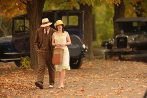 Charles (Nathan West) and Rose (Ashley Johnson) discuss what's happening in and outside the Scopes Monkey Trial.