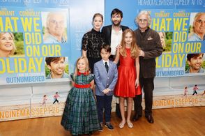 Billy Connolly, Rosamund Pike, David Tennant, Bobby Smalldridge, Emilia Jones, and Harriet Turnbull at an event for What