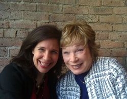 Shirley Maclaine with The Locals director Sue Kramer