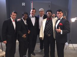 Eric Roberts and the Rat Pack impersonators