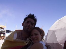 Chris Weitz - Susan Johnston on the Playa.