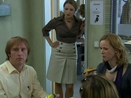 Diana Staehly, Milena Dreißig, and Bjarne Mädel in Stromberg (2004)