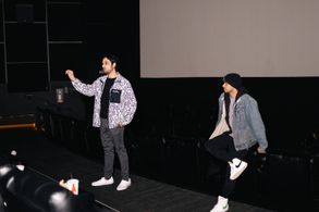 Aman Mann and Inderveer Sodhi in Superhero (2022)