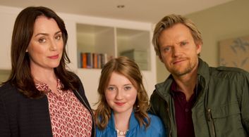 Keeley Hawes, Fern Deacon and Marc Warren in Fungus the Bogeyman