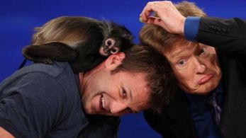 Conan O'Brien and Dave Salmoni in Conan (2010)