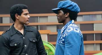 Sullivan Jones as Muhammad Ali & Khris Davis as George Foreman in 