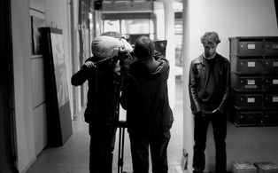 Stijn Koomen on set for Stages (2007)