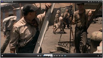 Carnivale Ep 2.4 Scott Mcdonald as Burley. In the background. Laura Ann Tull and Olga Kay walking as Carnivale wives. Bl