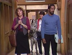 Lynn Redgrave, Tim Reid, and Brian Robbins in Teachers Only (1982)