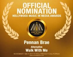 'Walk With Me', lead single of the upcoming 'The Astronot' film soundtrack, has been nominated for an HMMA for best Alte