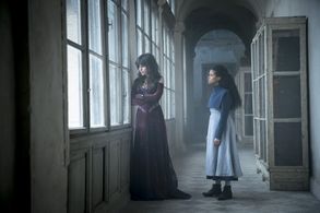 Ana Ularu and Jordan Loughran in Emerald City (2016)