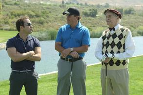 Martin Landau, Jeremy Piven, and Phil Mickelson in Entourage (2004)