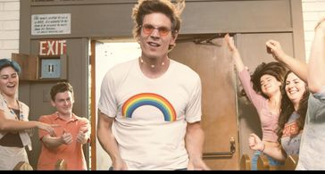 Spencer Belko on set for The Gay Epidemic