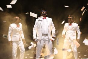 Joju George, Sudhi Koppa, and Gokulan in IDI: Inspector Dawood Ibrahim (2016)