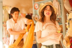 Adrián Salzedo and Tini Stoessel in Tini: The New Life of Violetta (2016)