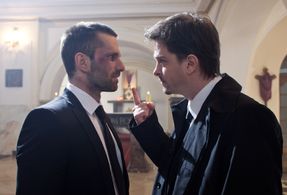 Michal Lewandowski and Marcin Bosak in The Professional (2011)