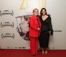 Yllka Gashi, Fahrije Hoti attending 