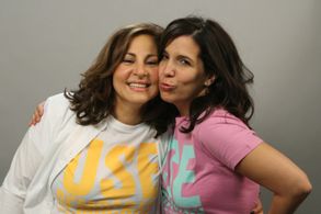 Kathy Nijimi with director Sue Kramer