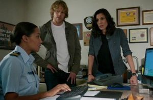 (L-R) Aisha Kabia, Eric Christian Olsen & Daniela Ruah - 