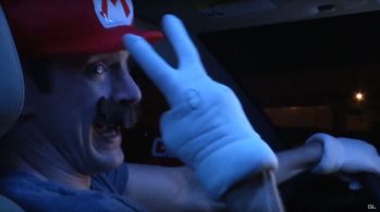 Michael O'Neal Actor NEW HOST of GL RIDES: The Gaming Gameshow (seen here as Mario!)