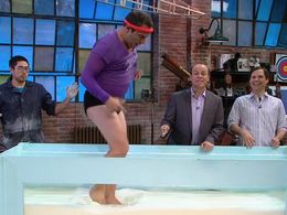 Michael Ian Black, Seth Herzog, and Tom Papa in Duck Quacks Don't Echo (2014)